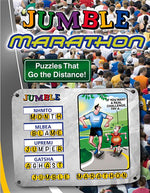 Book cover for Jumble Marathon: Puzzles That Go the Distance!