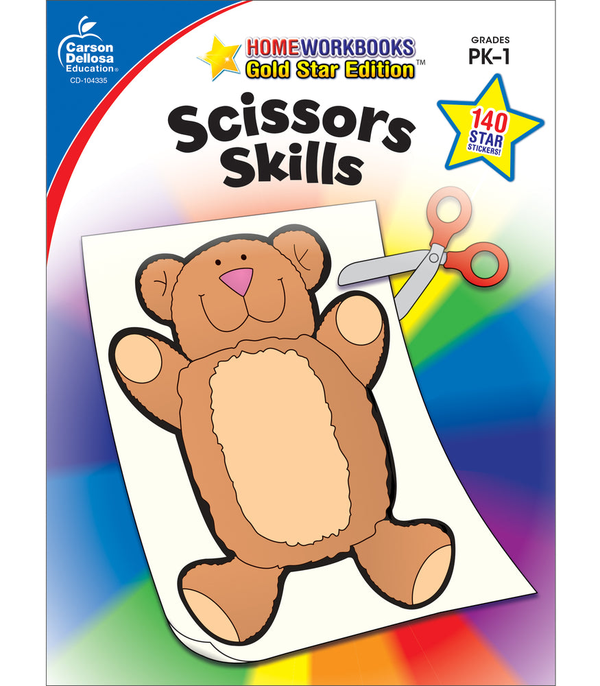 Book cover for Scissors Skills, Grades Pk - 1: Gold Star Edition Volume 17