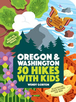 Book cover for 50 Hikes with Kids Oregon and Washington