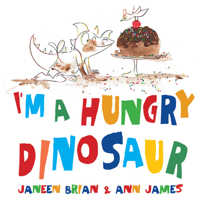 Book cover for I'm a Hungry Dinosaur