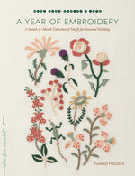 Book cover for Year of Embroidery: A Month-To-Month Collection of Motifs for Seasonal Stitching