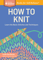 Book cover for How to Knit: Learn the Basic Stitches and Techniques
