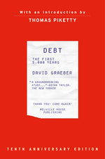Book cover for Debt: The First 5,000 Years, Updated and Expanded