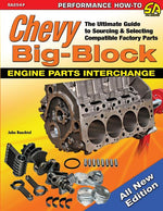 Book cover for Chevy Big-Block Engine Parts Interchange: The Ultimate Guide to Sourcing and Selecting Compatible Factory Parts