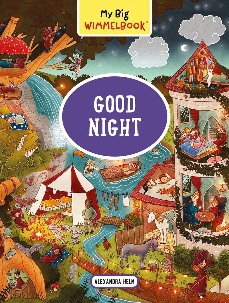 Book cover for My Big Wimmelbook(r) - Good Night: A Look-And-Find Book (Kids Tell the Story)