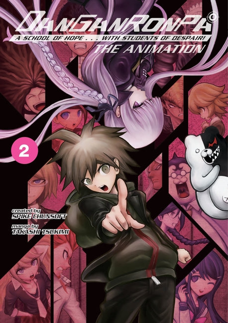 Book cover for Danganronpa: The Animation, Volume 2