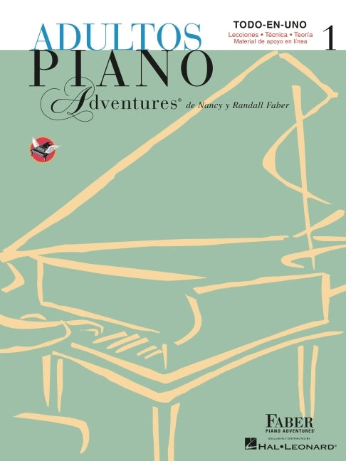 Book cover for Adultos Piano Adventures Libro 1: Spanish Edition Adult Piano Adventures Course Book 1
