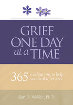 Book cover for Grief One Day at a Time: 365 Meditations to Help You Heal After Loss