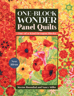Book cover for One-Block Wonder Panel Quilts: New Ideas; One-Of-A-Kind Hexagon Blocks
