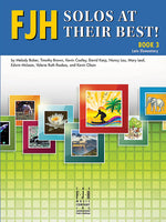 Book cover for Fjh Solos at Their Best!, Book 3