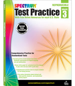 Book cover for Spectrum Test Practice, Grade 3