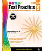 Book cover for Spectrum Test Practice, Grade 5
