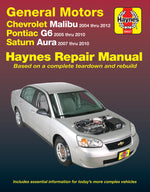 Book cover for Gm: Chevrolet Malibu 2004-12, Pontiac G6 2005-10 & Saturn Aura 2007-10