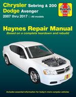 Book cover for Chrysler Sebring 2007-14 & 200 2007-17