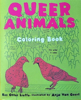 Book cover for Queer Animals Coloring Book