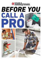 Book cover for Family Handyman Before You Call a Pro: Save Money and Time with These Essential DIY Skills.
