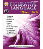 Book cover for Figurative Language Quick Starts Workbook