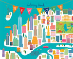 Book cover for New York Coloring Book: Mini Edition