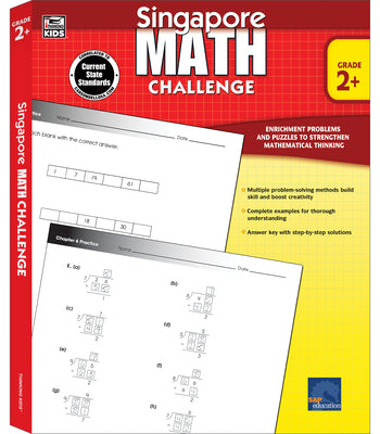 Book cover for Singapore Math Challenge, Grades 2 - 5: Volume 18