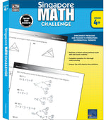 Book cover for Singapore Math Challenge, Grades 4 - 6: Volume 20