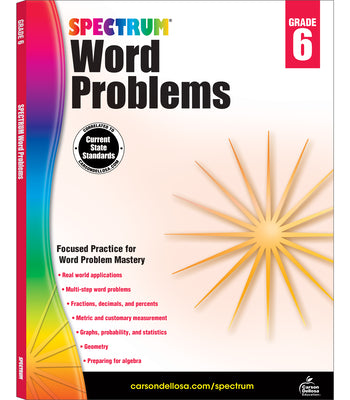 Book cover for Word Problems, Grade 6