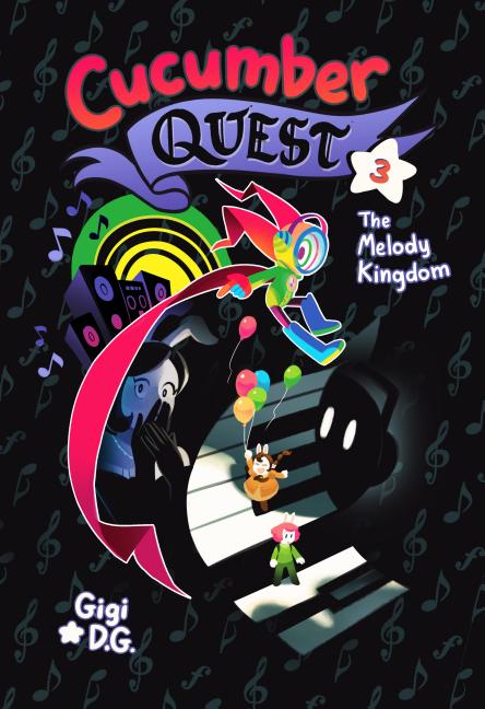 Book cover for Cucumber Quest: The Melody Kingdom