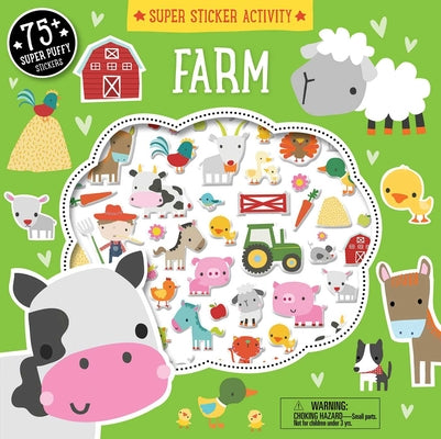 Book cover for Super Sticker Activity: Farm