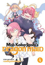 Book cover for Miss Kobayashi's Dragon Maid Vol. 4