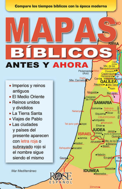 Book cover for Mapas Bíblicos Antes Y Ahora