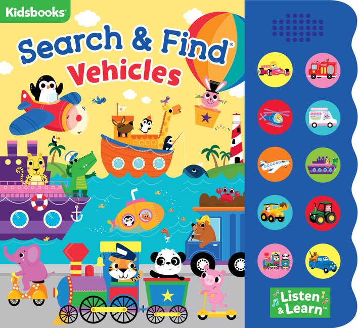Book cover for Search & Find: Vehicles