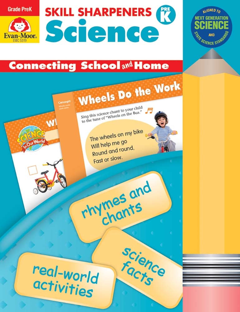 Book cover for Skill Sharpeners: Science, Prek Workbook