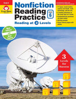 Book cover for Nonfiction Reading Practice, Grade 6 Teacher Resource