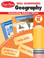 Book cover for Skill Sharpeners: Geography, Prek Workbook