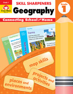 Book cover for Skill Sharpeners: Geography, Grade 1 Workbook