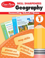 Book cover for Skill Sharpeners: Geography, Grade 1 Workbook