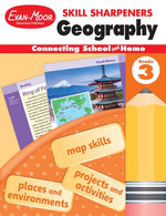 Book cover for Skill Sharpeners: Geography, Grade 3 Workbook
