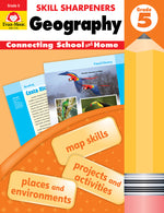 Book cover for Skill Sharpeners: Geography, Grade 5 Workbook