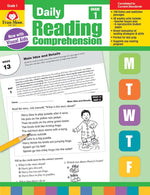 Book cover for Daily Reading Comprehension, Grade 1 Teacher Edition