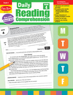 Book cover for Daily Reading Comprehension, Grade 4 Teacher Edition