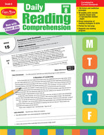 Book cover for Daily Reading Comprehension, Grade 8 Teacher Edition