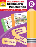 Book cover for Skill Sharpeners: Grammar & Punctuation, Kindergarten Workbook