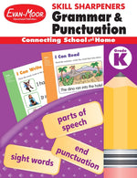 Book cover for Skill Sharpeners: Grammar & Punctuation, Kindergarten Workbook