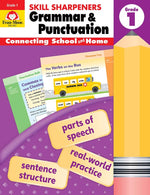 Book cover for Skill Sharpeners: Grammar & Punctuation, Grade 1 Workbook