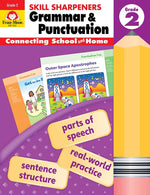 Book cover for Skill Sharpeners: Grammar & Punctuation, Grade 2 Workbook