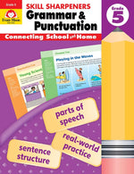 Book cover for Skill Sharpeners: Grammar & Punctuation, Grade 5 Workbook