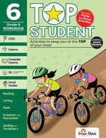 Book cover for Top Student, Grade 6 Workbook