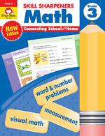 Book cover for Skill Sharpeners: Math, Grade 3 Workbook