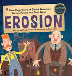 Book cover for Erosion: How Hugh Bennett Saved America's Soil and Ended the Dust Bowl
