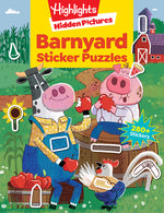 Book cover for Barnyard Sticker Puzzles
