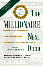 Book cover for The Millionaire Next Door: The Surprising Secrets of America's Wealthy